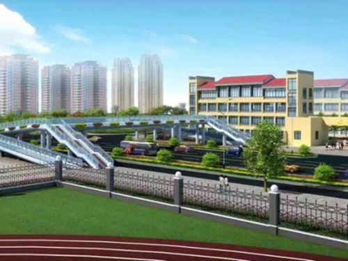 上杭东二环路钢结构人行天桥